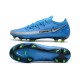 Nike Nuovo Scarpa Calcio Phantom GT Elite FG Blu Argento