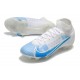 Nike Mercurial Superfly 8 Elite FG Scarpe Bianco Blu