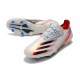 Nuovo adidas X Ghosted.1 FG Argento Metallicoero Core Scarlatto