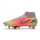 Nike Mercurial Superfly VIII Elite DF SG AC Bianco Argento Metallico Platino Puro