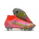 Nike Mercurial Superfly VIII Elite DF SG AC Cremisi Vivace Argento Metallico