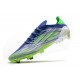 adidas X Speedflow.1 FG Uomo Adizero Bianco Verde Screaming Sonic Ink