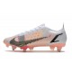 Nike Mercurial Vapor 14 Elite SG Bianco Nero Cremisi Vivace Rosa Blast