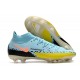 Scarpa Nike Phantom GT2 Elite DF FG Glacier Ice Nero Giallo Strike