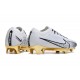 Nike Air Zoom Mercurial Vapor XV Elite FG Bianco Oro