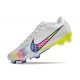 Nike Air Zoom Mercurial Vapor 15 Elite FG Bianco Blu Rosa