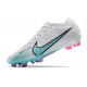 Nike Air Zoom Mercurial Vapor 15 Elite FG Bianco Blu Baltico Rosa Blast Indigo Haze