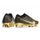 Nike Air Zoom Mercurial Vapor 15 Elite FG Nero Argento Oro