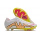 Nike Air Zoom Mercurial Vapor 15 Elite FG Bianco Giallo Rosa