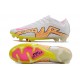 Nike Air Zoom Mercurial Vapor 15 Elite FG Bianco Giallo Rosa