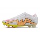 Nike Air Zoom Mercurial Vapor 15 Elite FG Bianco Giallo Rosa