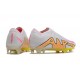 Nike Air Zoom Mercurial Vapor 15 Elite FG Bianco Giallo Rosa