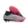 Nike Zoom Mercurial Superfly IX Elite SG Argento Metallico Rosa Hyper Nero