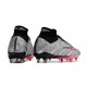 Nike Zoom Mercurial Superfly IX Elite SG Argento Metallico Rosa Hyper Nero