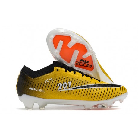 Nike Air Zoom Mercurial Vapor 15 Elite FG Nero Giallo