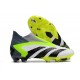 Scarpe adidas Predator Accuracy+ FG Bianco Nero Core Limone Lucido