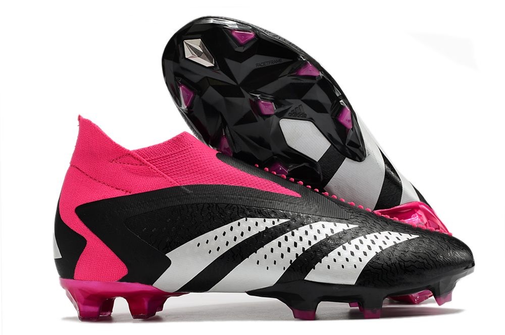 Scarpe adidas Predator Accuracy FG Nero Core Bianco Rosa