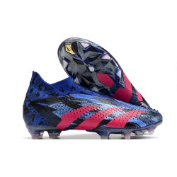 Scarpe adidas Predator Accuracy+ FG PP Blu Lucido Magenta Real Team Nero Core