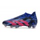 Scarpe adidas Predator Accuracy+ FG PP Blu Lucido Magenta Real Team Nero Core