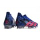 Scarpe adidas Predator Accuracy+ FG PP Blu Lucido Magenta Real Team Nero Core