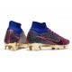 NIKE Zoom mercurial superfly 9 elite fg Blu Rosa