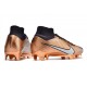 NIKE Zoom mercurial superfly 9 elite fg SE X Mbappe Rame Metallico