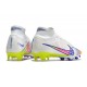 NIKE Zoom mercurial superfly 9 elite fg Bianco Volt Rosa