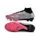 Nike Zoom Mercurial Superfly IX Elite Fg Rosa Argento Nero