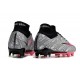 Nike Zoom Mercurial Superfly IX Elite Fg Rosa Argento Nero