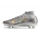 Nike AIR Zoom Mercurial Superfly IX Elite XXV SE FG Argento