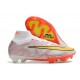 Nike Zoom Mercurial Superfly IX Elite Fg Bianco Oro