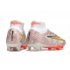 Nike Zoom Mercurial Superfly IX Elite Fg Bianco Oro