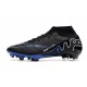 Nike Air Zoom Mercurial Superfly 9 Elite Fg Nero Cromo Hyper Royal