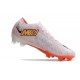 Nike Air Zoom Mercurial Vapor 15 Elite FG Bianco Arancio Giallo