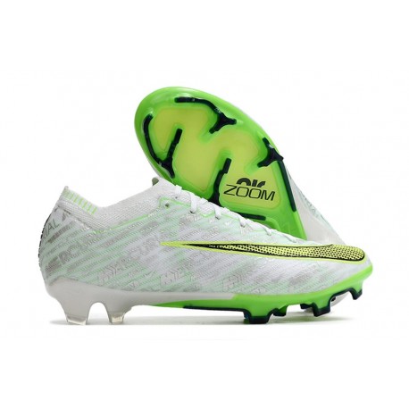 Nike Air Zoom Mercurial Vapor 15 Elite FG Bianco Verde