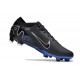 Nike Air Zoom Mercurial Vapor 15 Elite FG Nero Cromo Hyper Royal