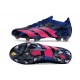 Scarpe adidas Predator Accuracy.1 L FG PP Blu Lucido Magenta Real Team Nero Core