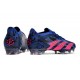 Scarpe adidas Predator Accuracy.1 L FG PP Blu Lucido Magenta Real Team Nero Core