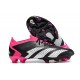 Scarpe adidas Predator Accuracy.1 L FG Nero Core Bianco Rosa Shock Team