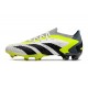 Scarpe adidas Predator Accuracy.1 L FG Bianco Nero Core Limone Lucido