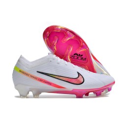 Nike Air Zoom Mercurial Vapor 15 Elite FG Bianco Rosa