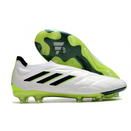 Scarpe Adidas Copa Pure+ FG Bianco Nero Core Limone Lucido