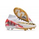 Nike Zoom Mercurial Superfly IX Elite FG MR Bianco Rosso Oro