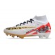 Nike Zoom Mercurial Superfly IX Elite FG MR Bianco Rosso Oro