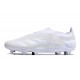 adidas Predator 24 Elite Laceless FG Bianco Argento Met