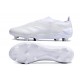 adidas Predator 24 Elite Laceless FG Bianco Argento Met