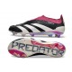 adidas Predator 24 Elite Laceless FG Nero Bianco Viola