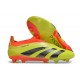 adidas Predator 24 Elite Laceless FG Giallo Nero Rosso