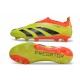 adidas Predator 24 Elite Laceless FG Giallo Nero Rosso