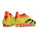 adidas Predator 24 Elite Laceless FG Giallo Nero Rosso